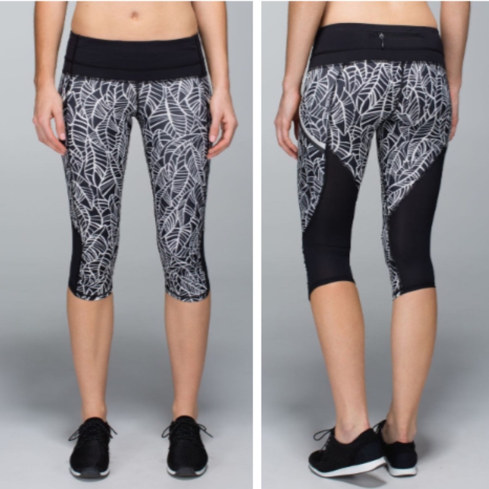 Run A Marathon Crop (Pretty Palm Black Angel) - 8